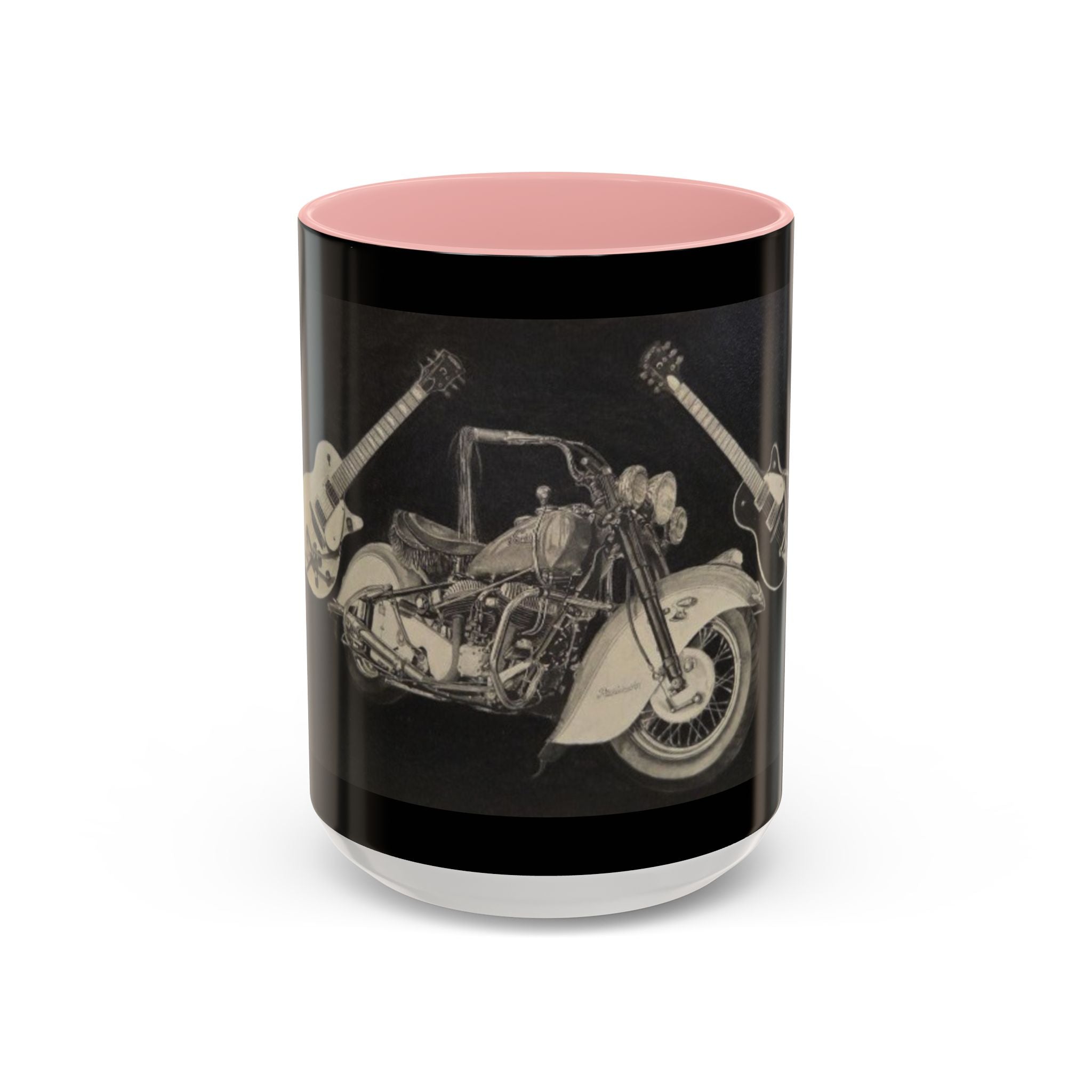 15 Vintage Motorcycle & Guitar Coffee Mug