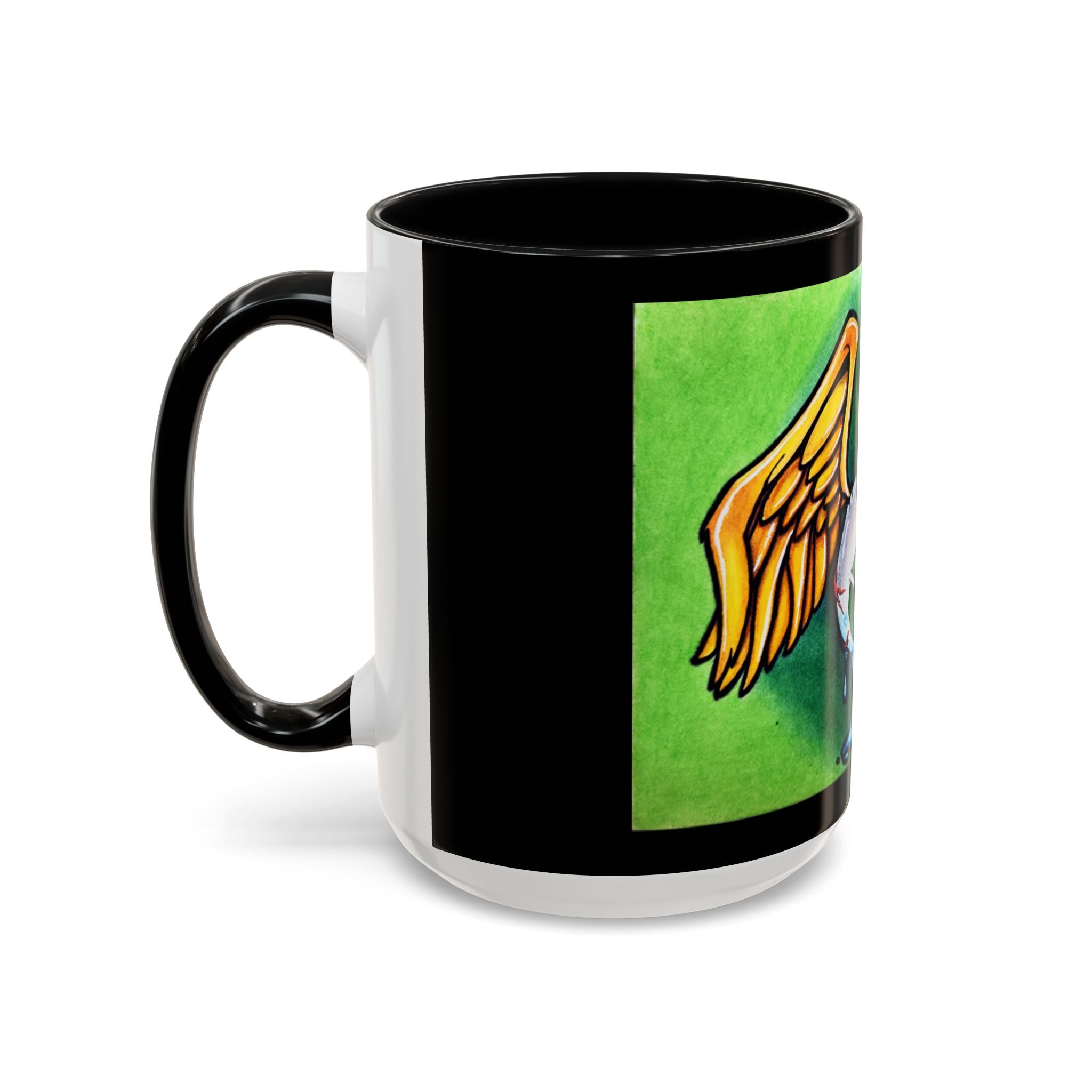 28 Whimsical Gothic Winged Eye Coffee Mug