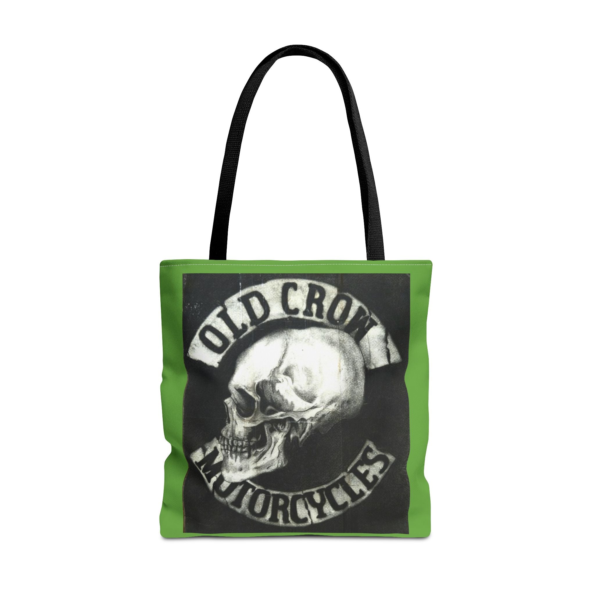 Old Crow Motorcycles Skull Emblem Tote Bag