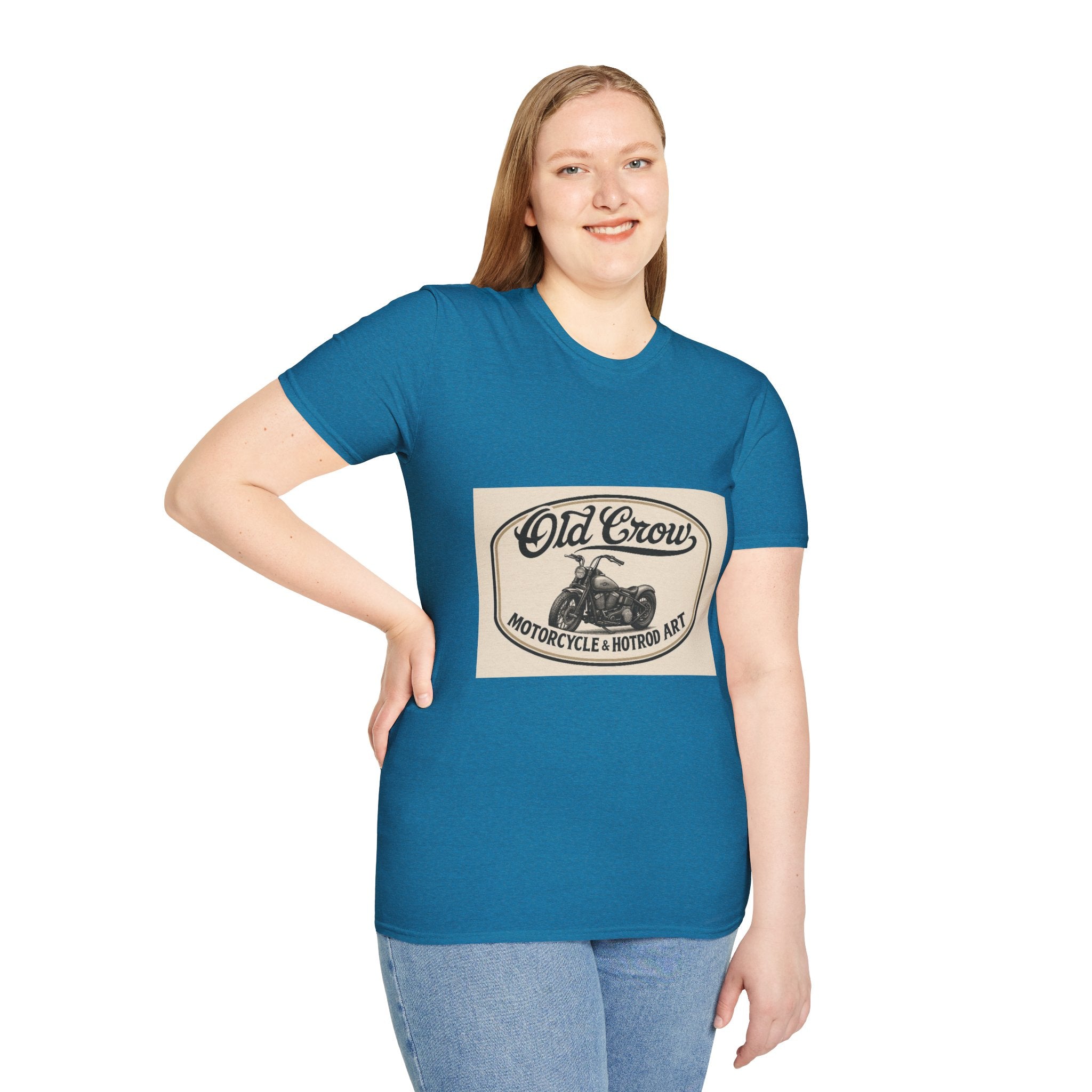Retro Biker Life Old Crow Shop Sign T-Shirt