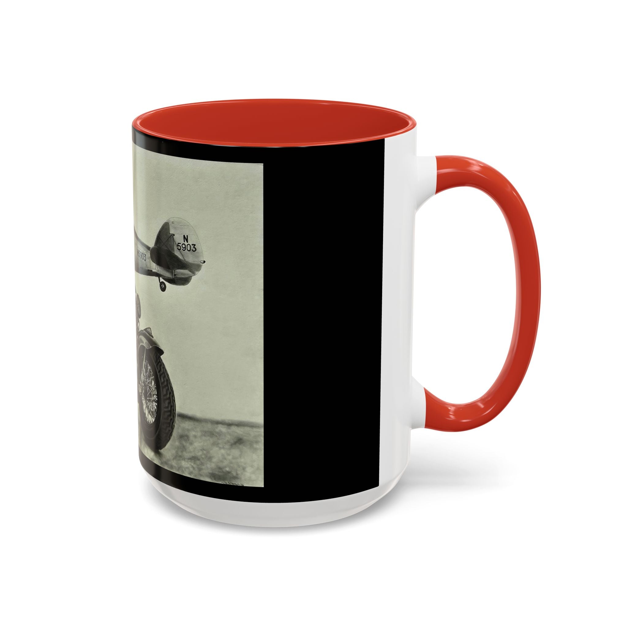 17 Retro Motorcycle & Airplane Coffee Mug