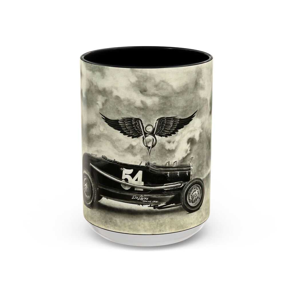 8 Vintage Racing Accent Coffee Mug