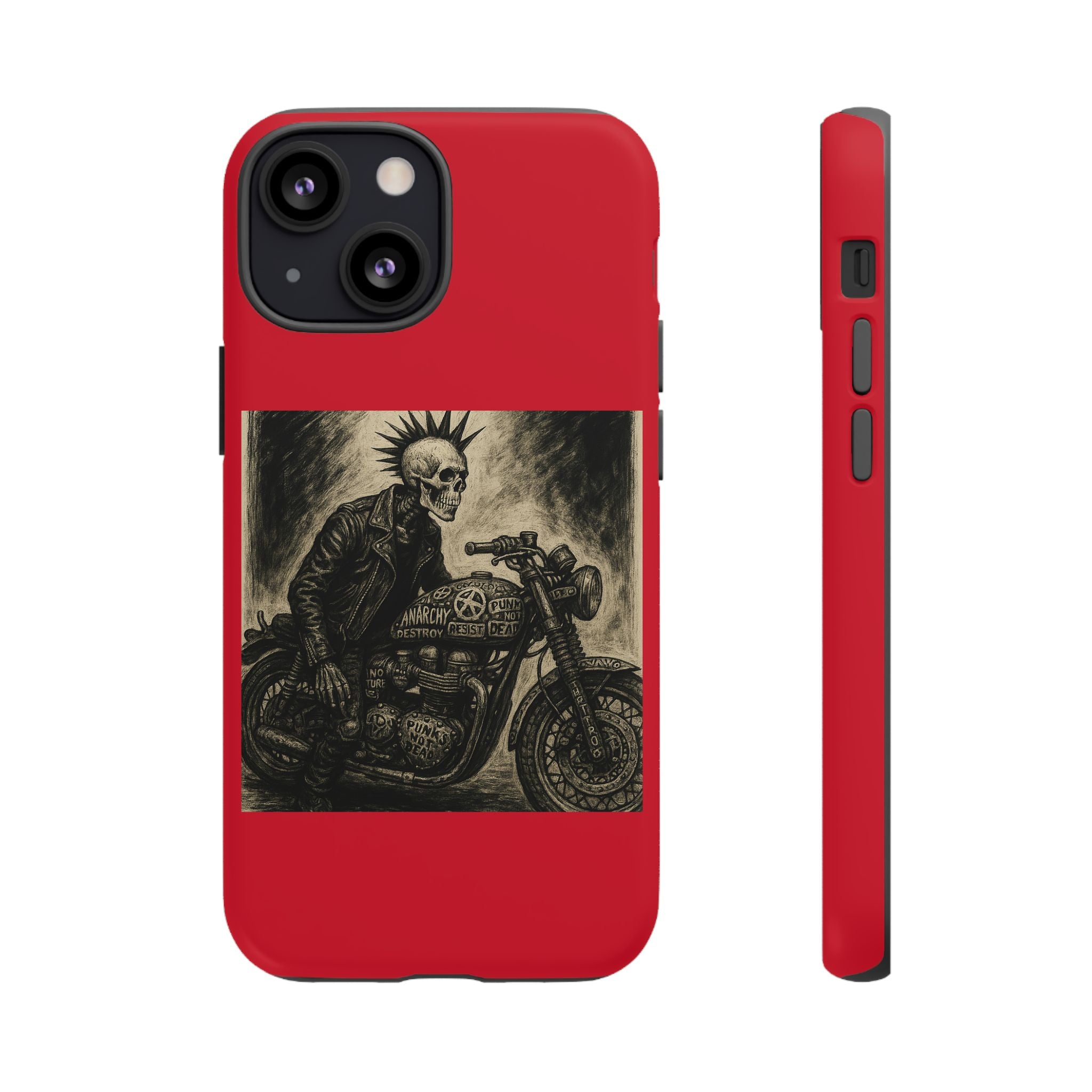 Gothic Punk Biker Skeleton Cases