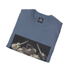 Motorcycle and Music Wall Art  T-Shirt, Indian Roadmaster, Classic Guitars
