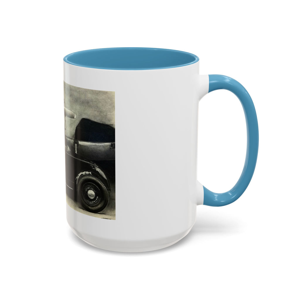 Vintage Airplane Accent Coffee Mug