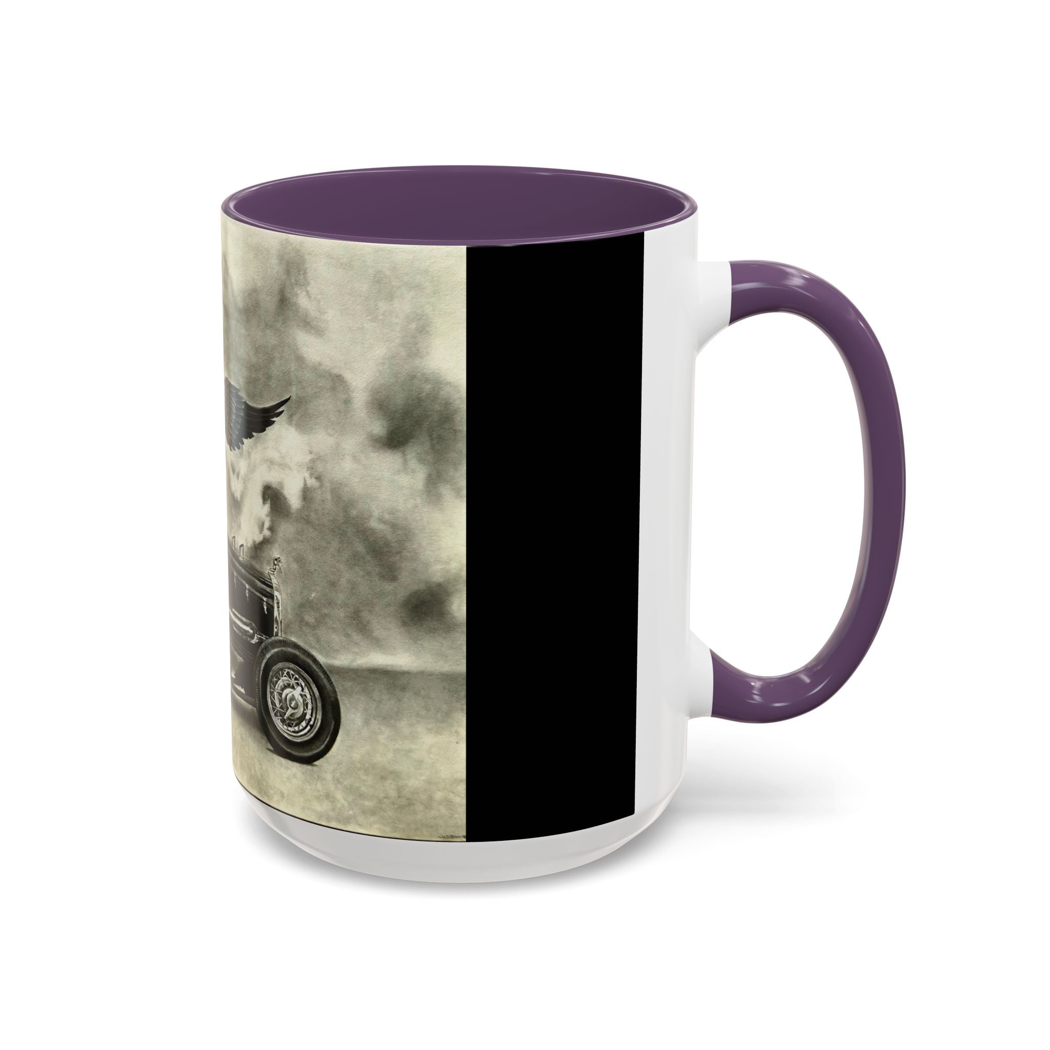 8 Vintage Racing Accent Coffee Mug