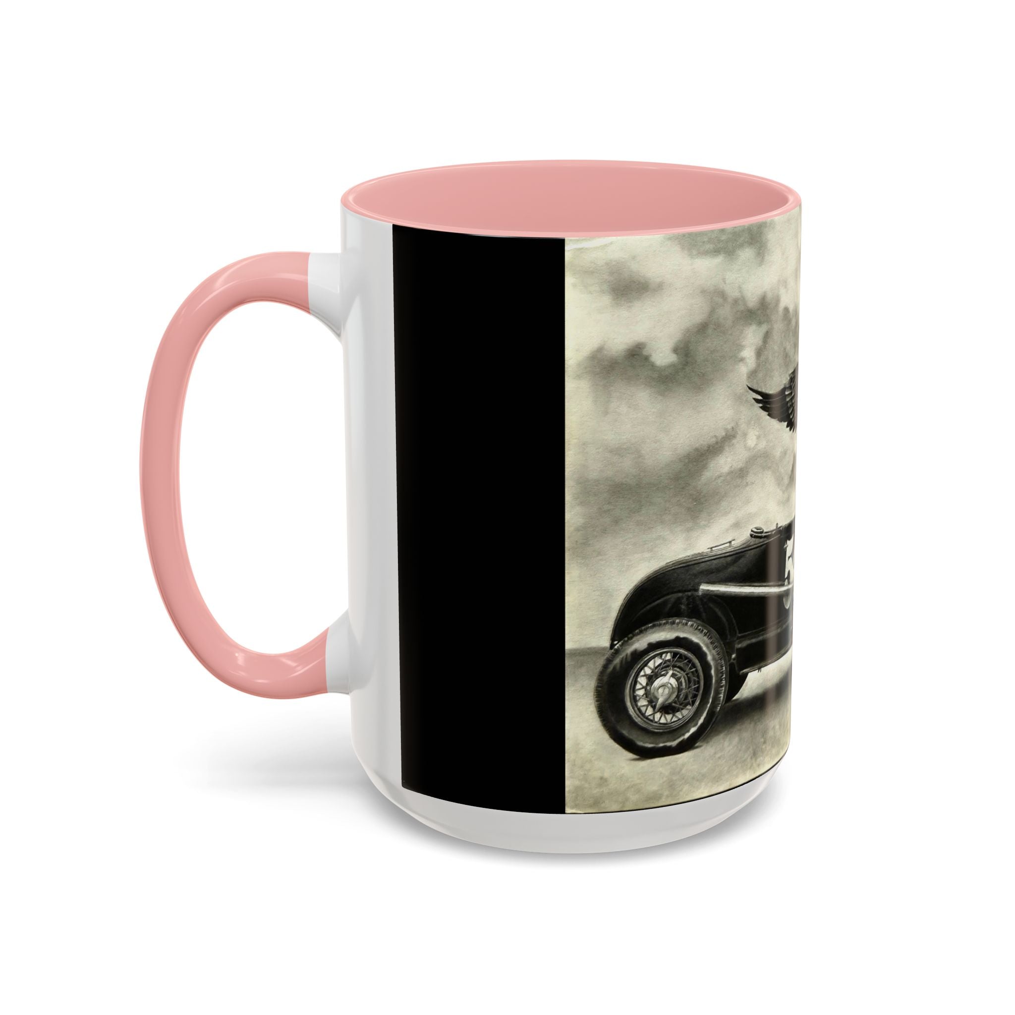 8 Vintage Racing Accent Coffee Mug