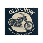 Old Crow Rolled Poster, Retro Wall Decor