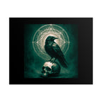 Mystical Raven Art Poster | Dark Aesthetic Wall Decor for Home