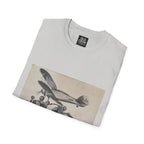 Aviation and Motorcycle Heritage Print  T-Shirt