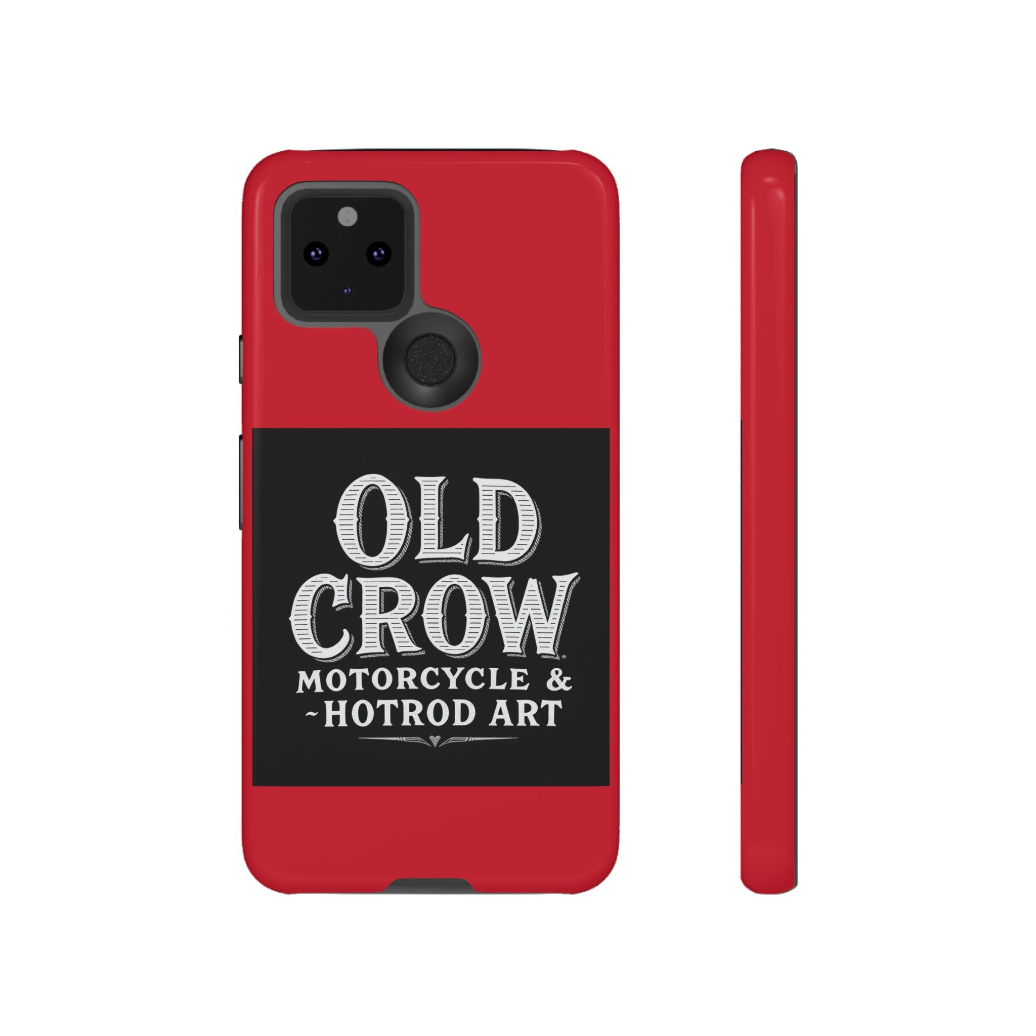 Classic Old Crow Garage Typography Cases