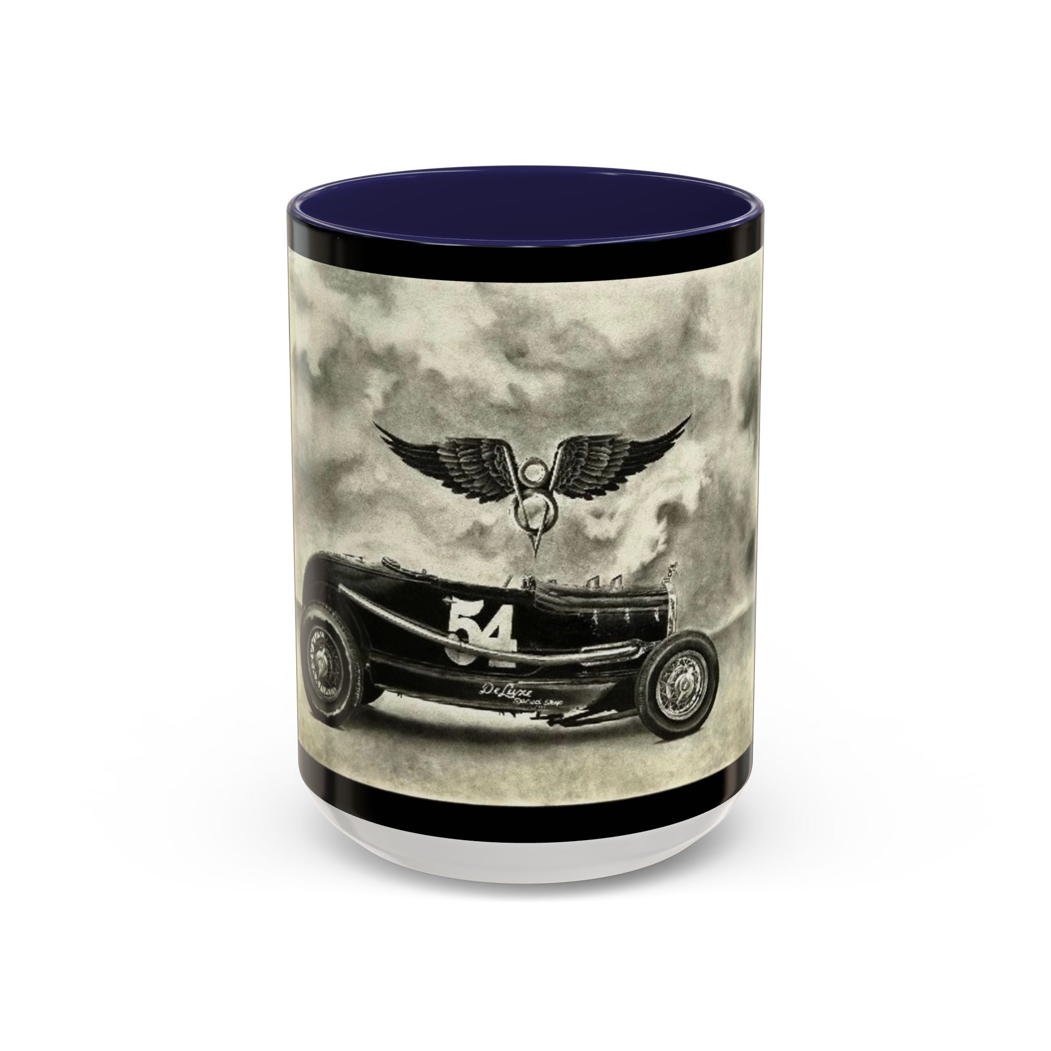 18 Vintage Racing Accent Coffee Mug