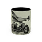 17 Retro Motorcycle & Airplane Coffee Mug