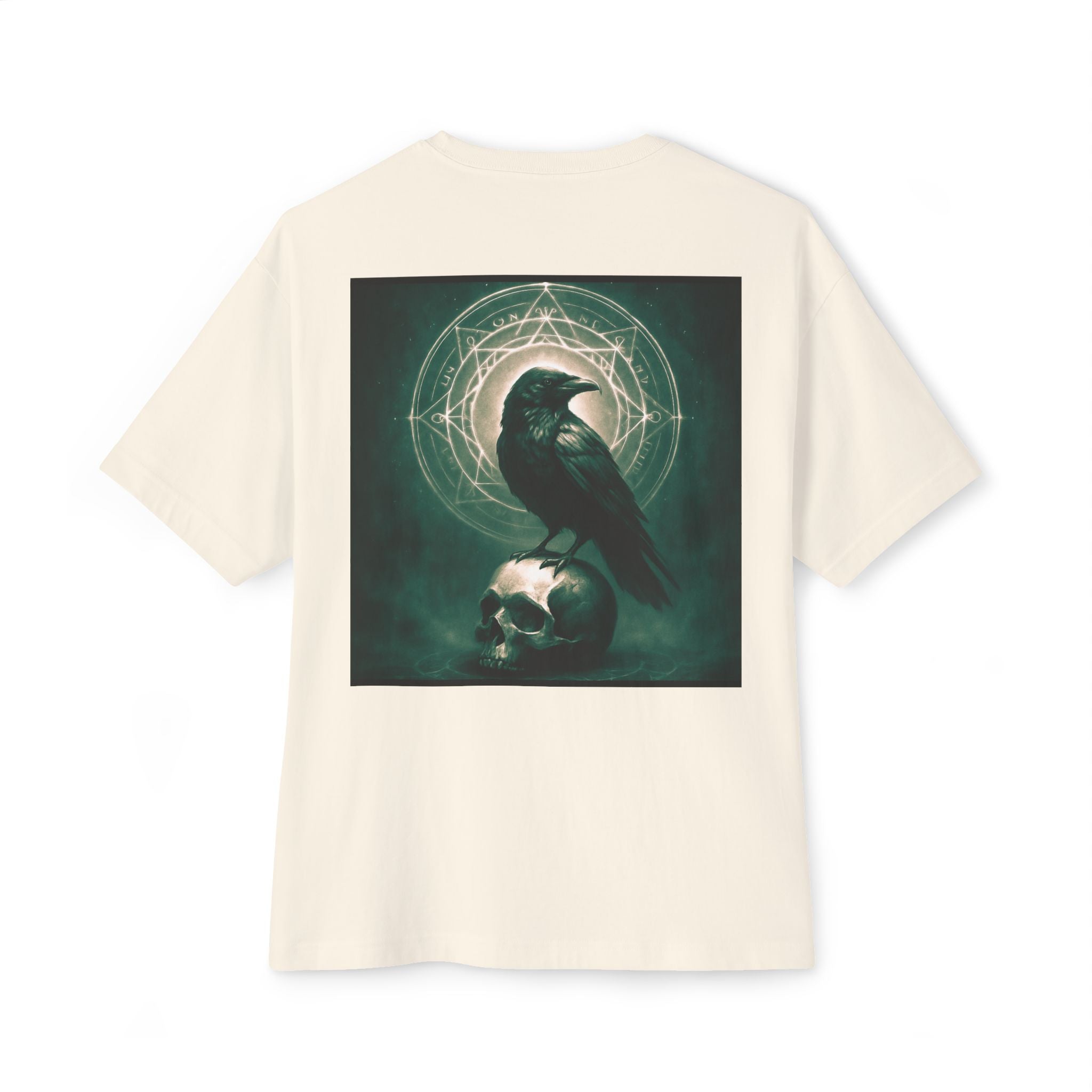 Mystic Raven, full color, Raven on a skull