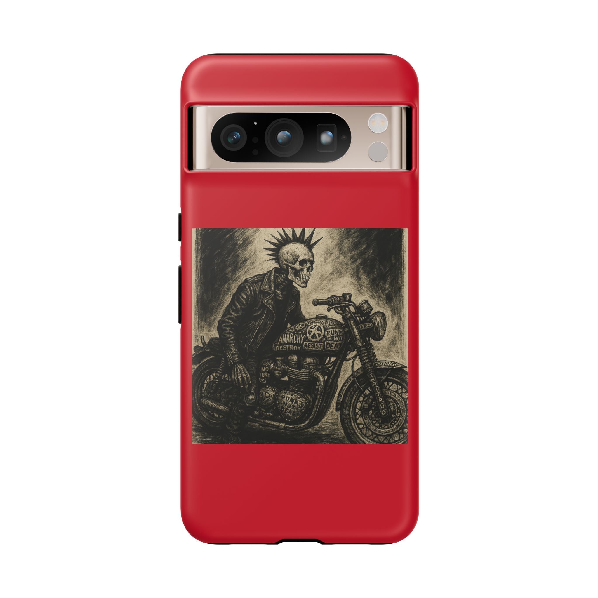 Gothic Punk Biker Skeleton Cases
