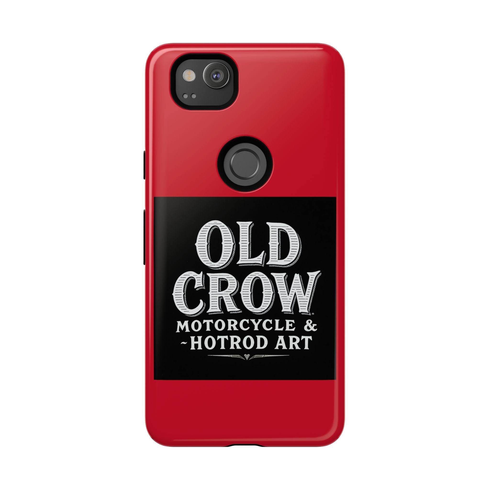 Classic Old Crow Garage Typography Cases
