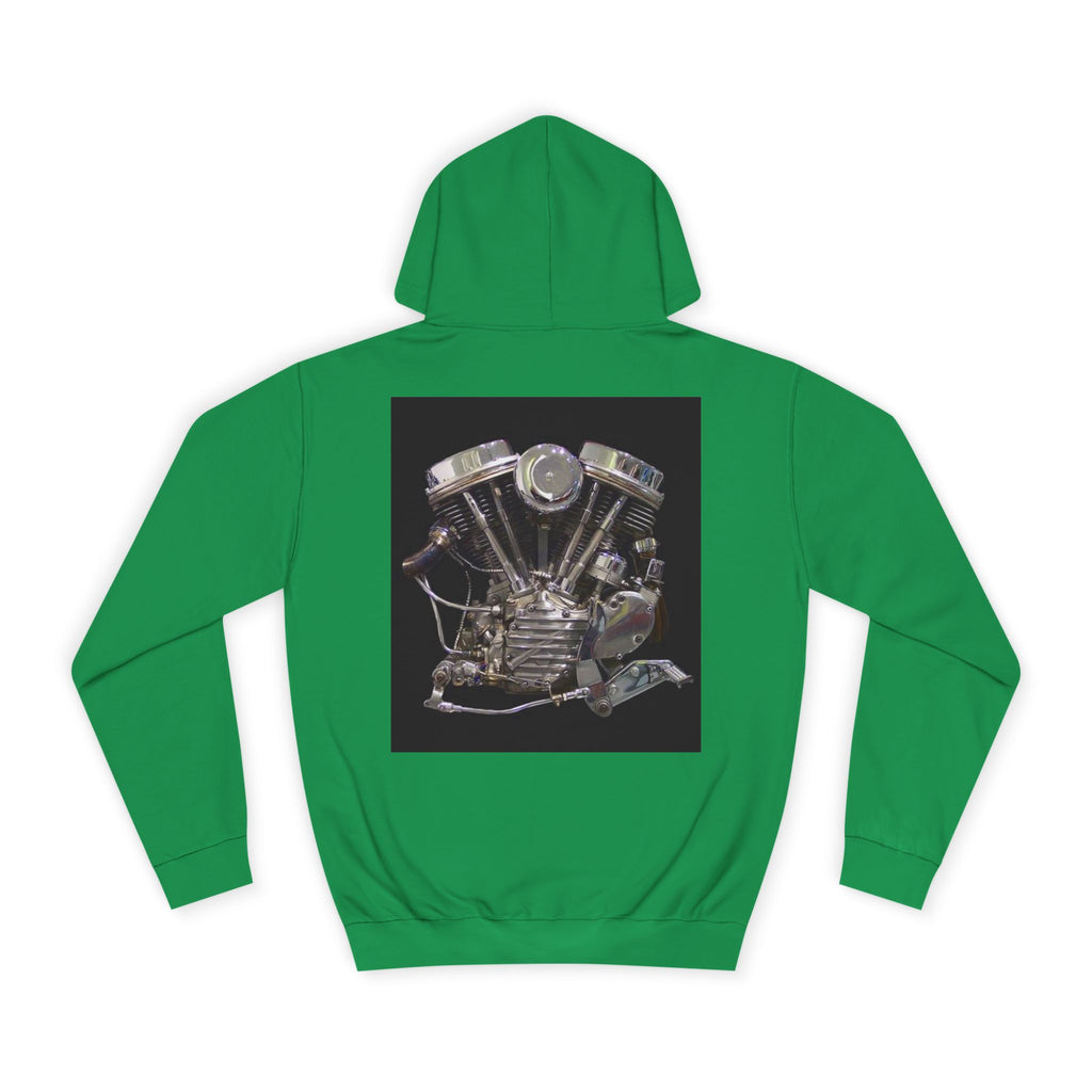 Old Crow Motorcycle & Hotrod College Hoodie