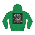 Old Crow Motorcycle & Hotrod College Hoodie