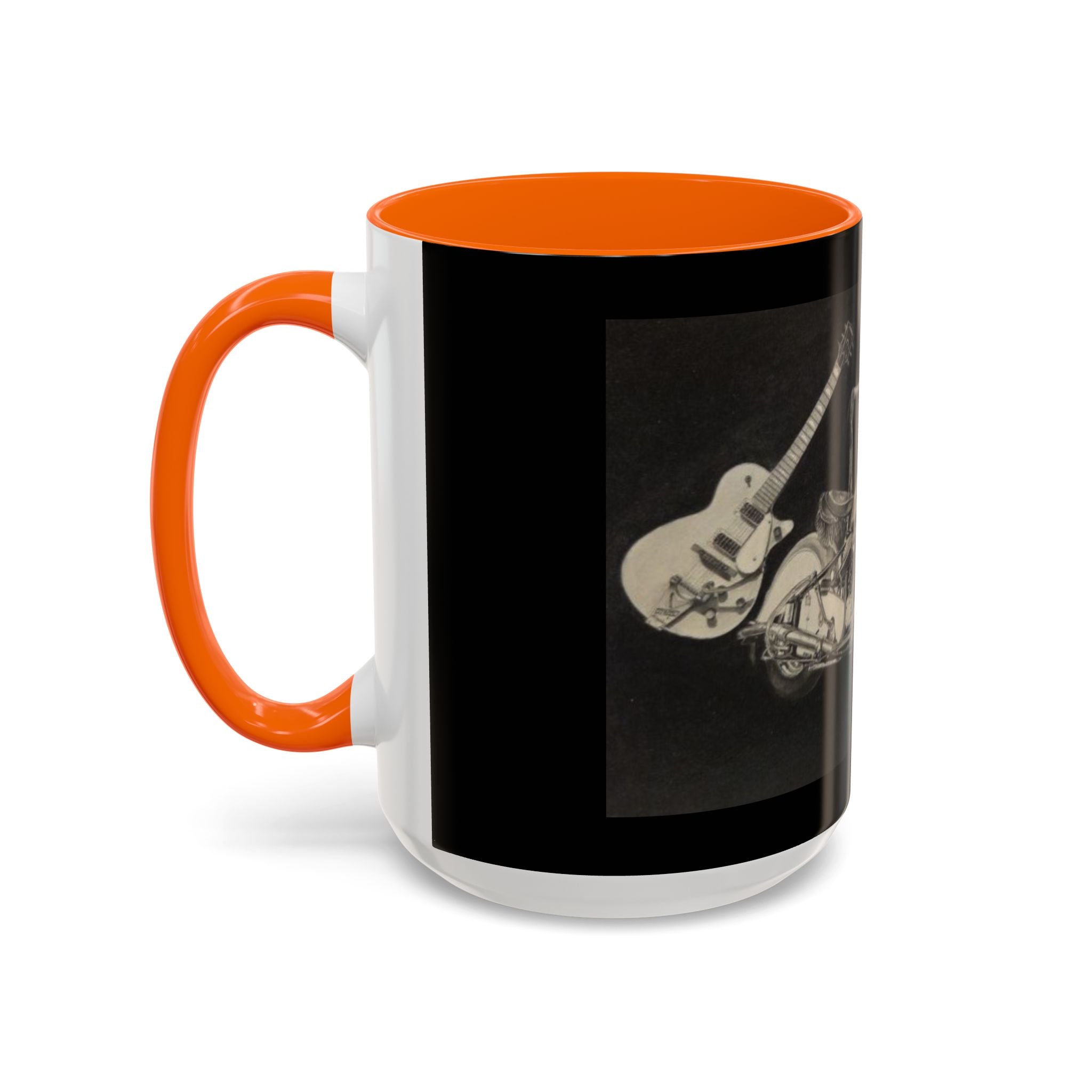 15 Vintage Motorcycle & Guitar Coffee Mug