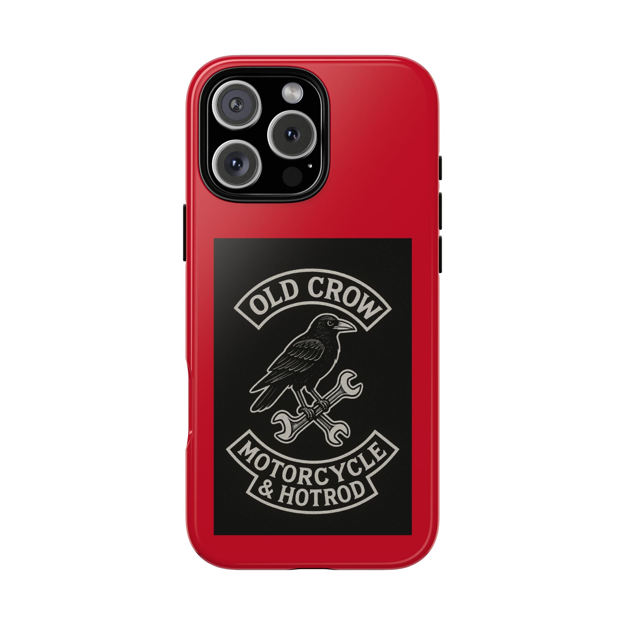 Old Crow Garage Retro Hotrod Rider Cases