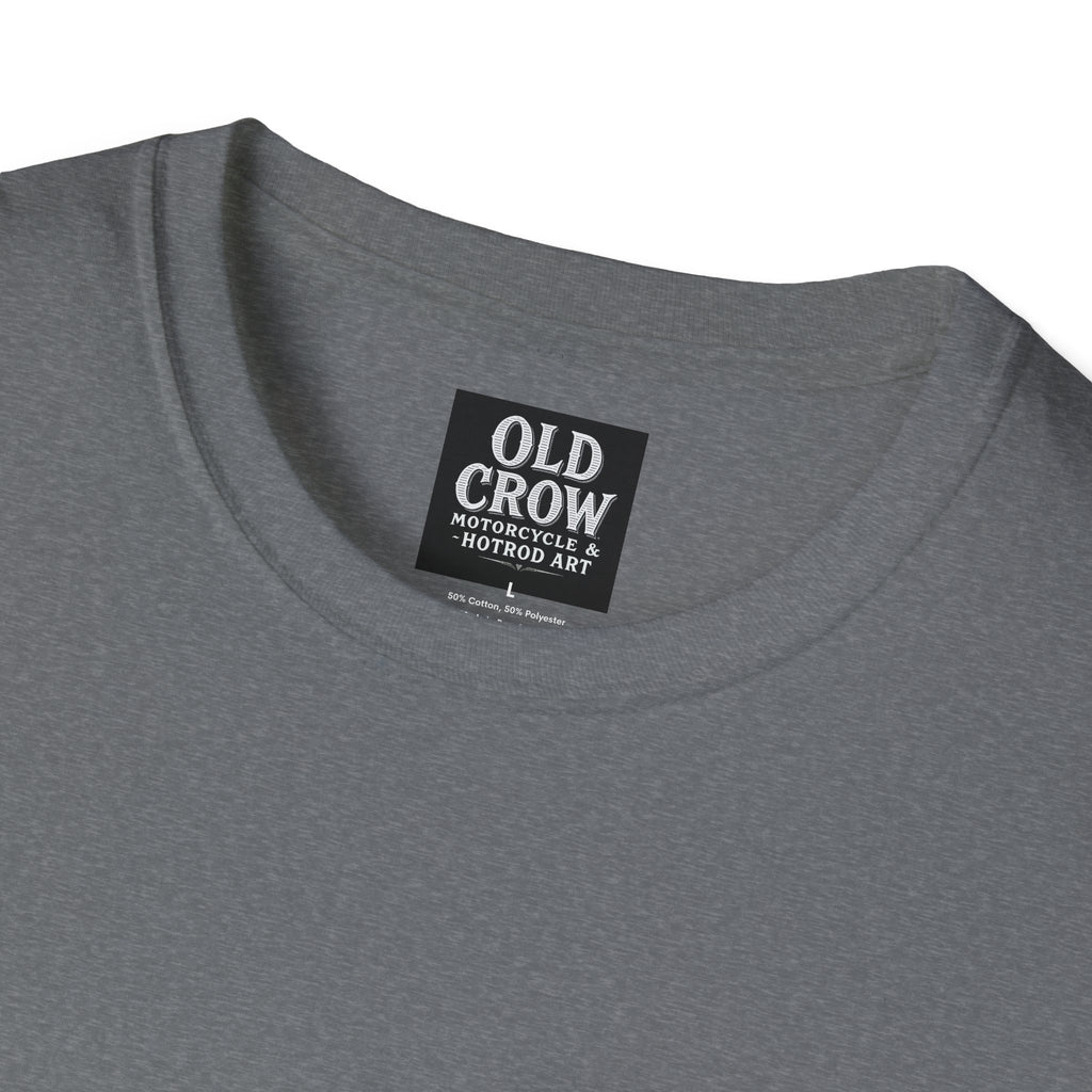 Speed & Sky Softstyle T-Shirt, WW2 Airplane, Hotrod Roadster