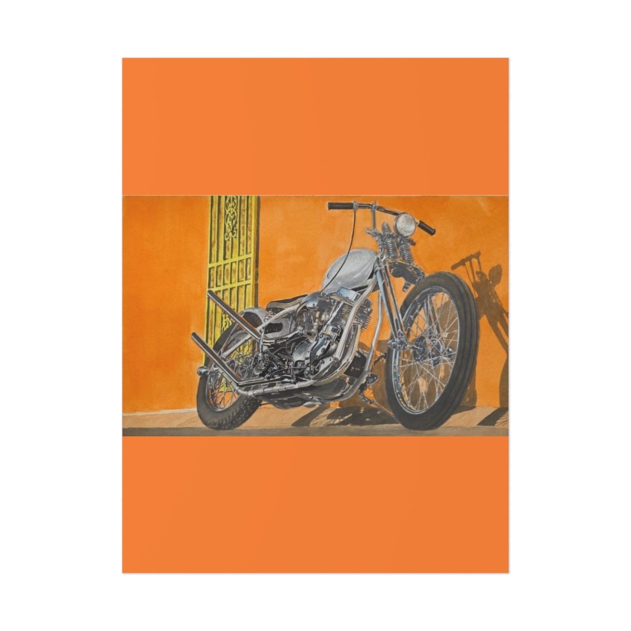 Steel Shadows  Art Print
