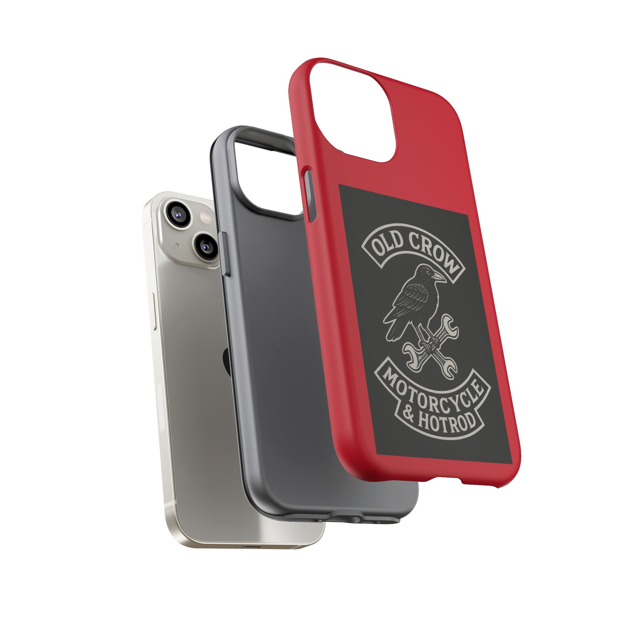 Old Crow Garage Retro Hotrod Rider Cases