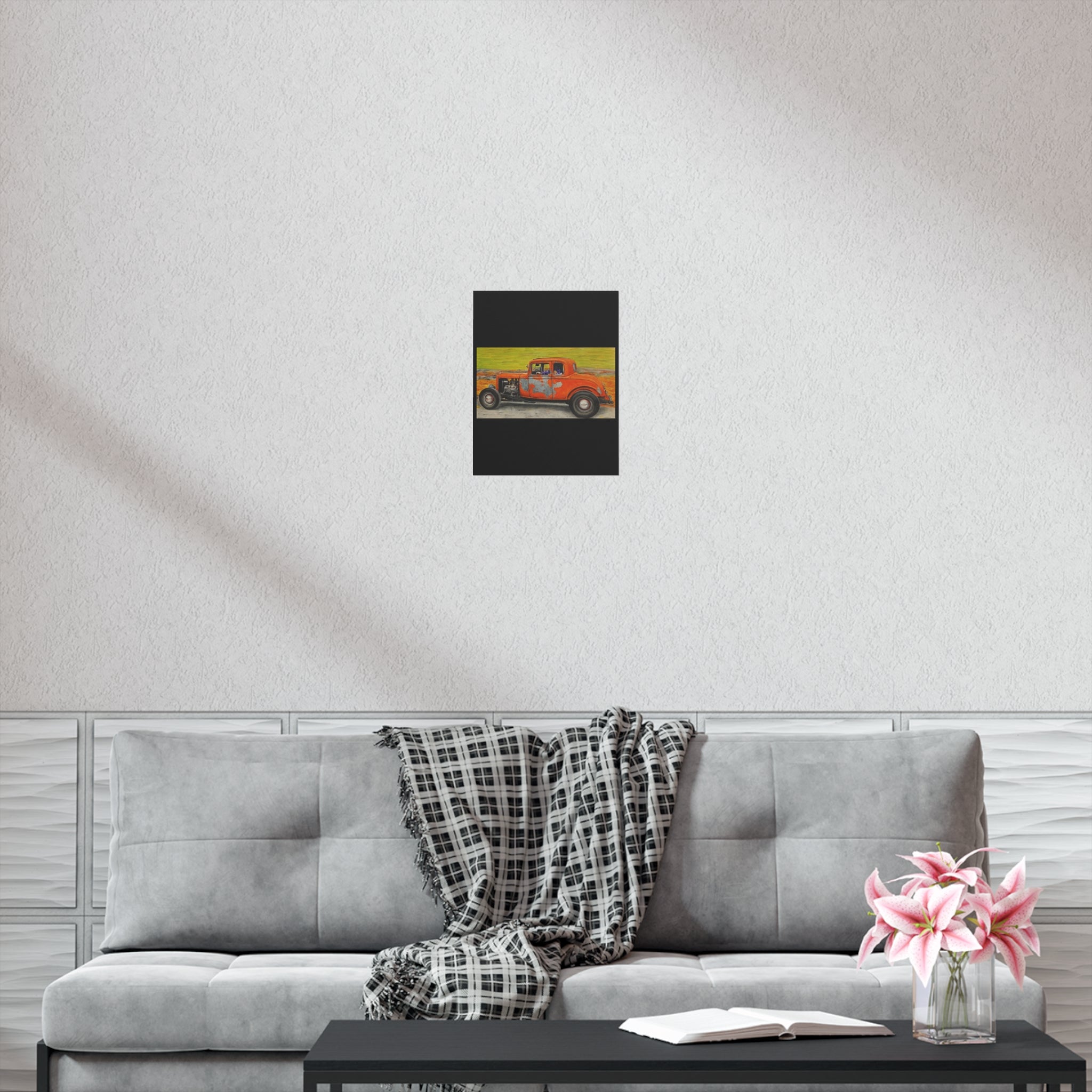Old Crow Rust Runner Car Art Poster