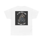 Unisex Heavy Cotton Tee with Bold Statement for Motorbike Lovers, Perfect for Casual Wear, Birthday Gifts, Biker Events, or Celebrations