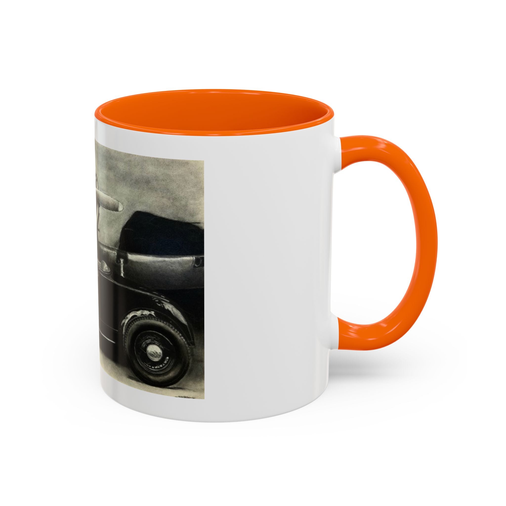 Vintage Airplane Accent Coffee Mug