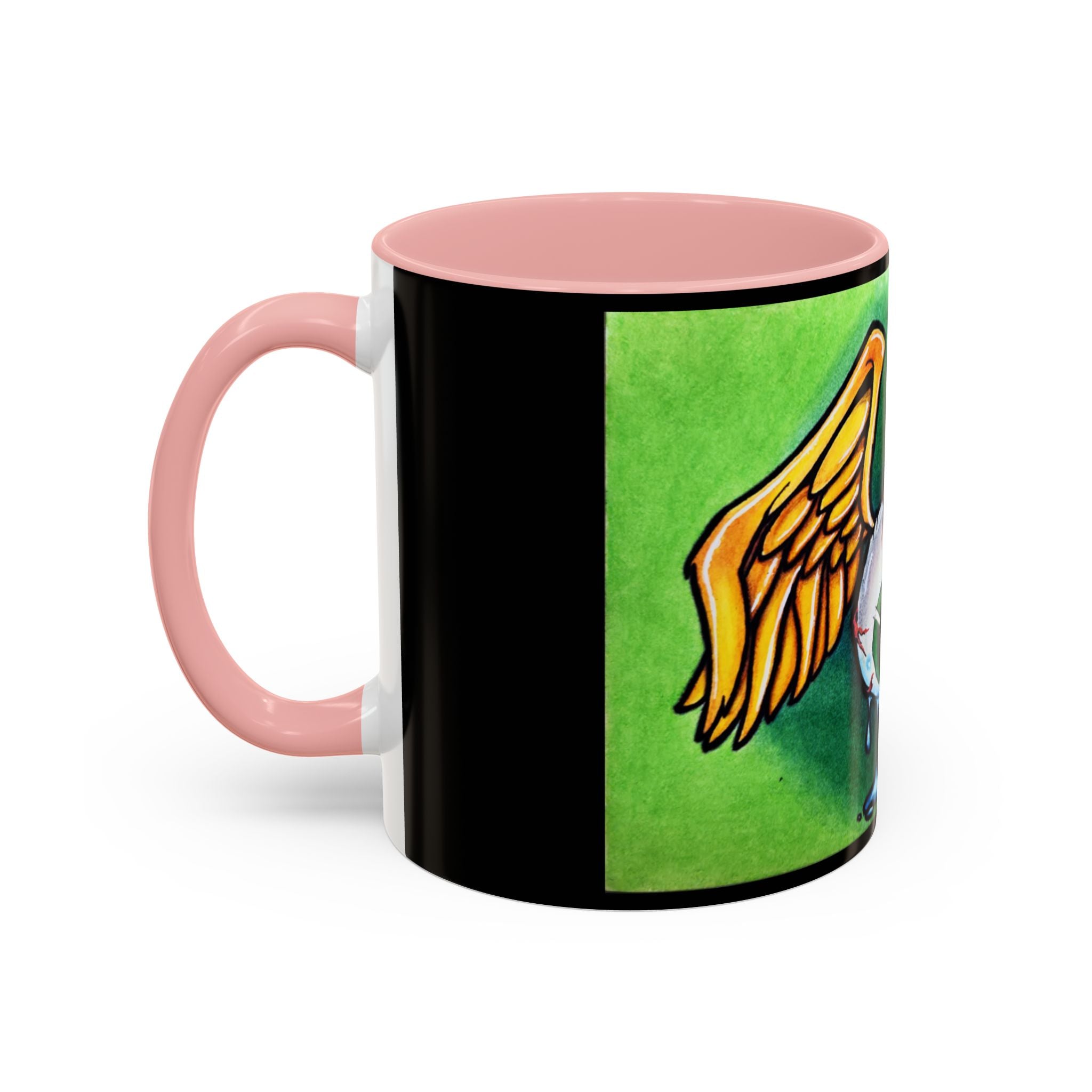 28 Whimsical Gothic Winged Eye Coffee Mug
