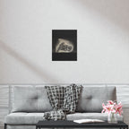 Old Crow Steel Stallion Motorcycle Art Print