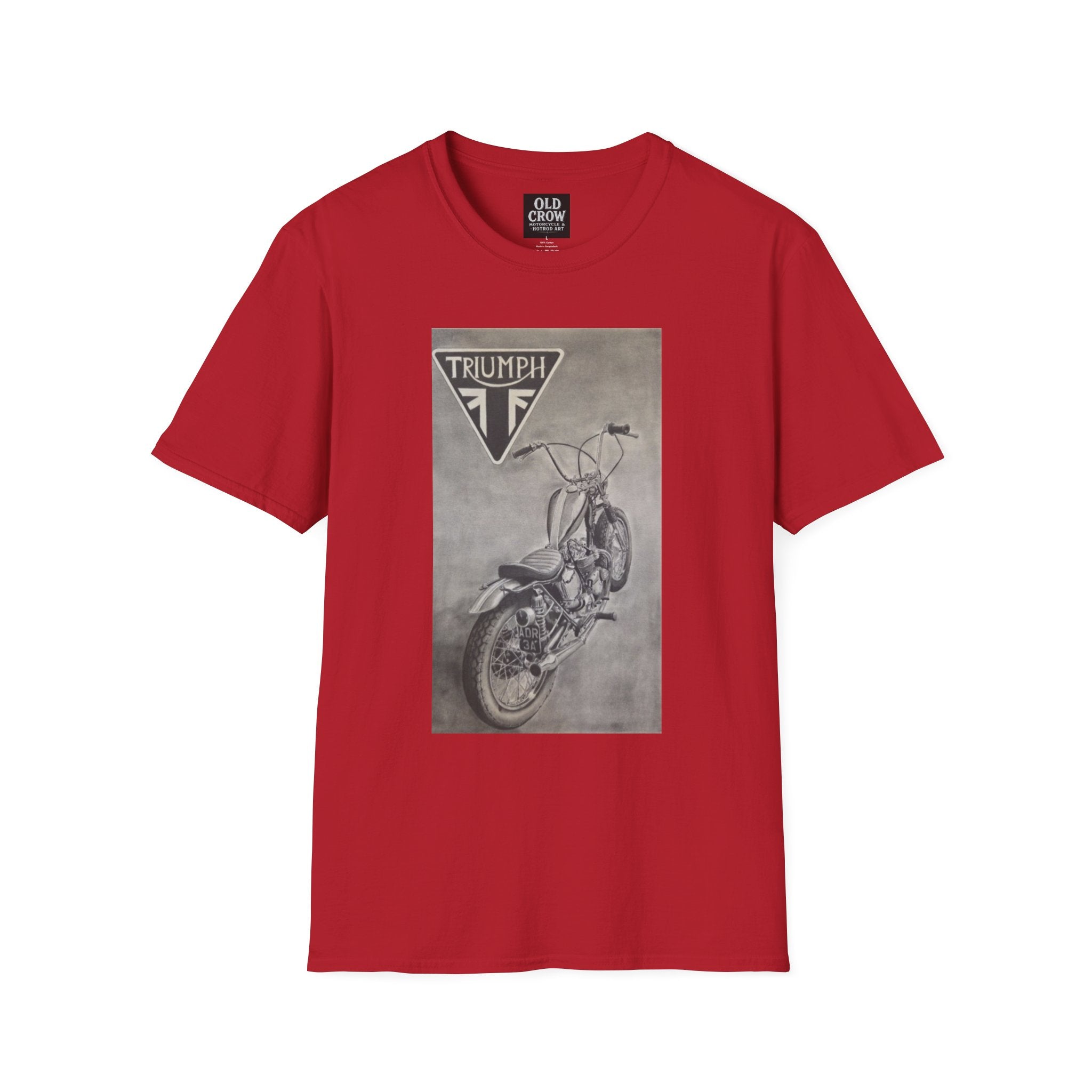 Retro Triumph Chopper Softstyle T-Shirt