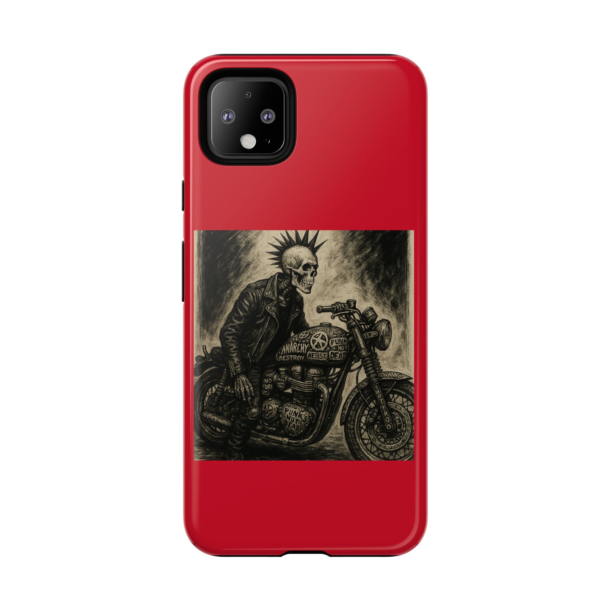 Gothic Punk Biker Skeleton Cases