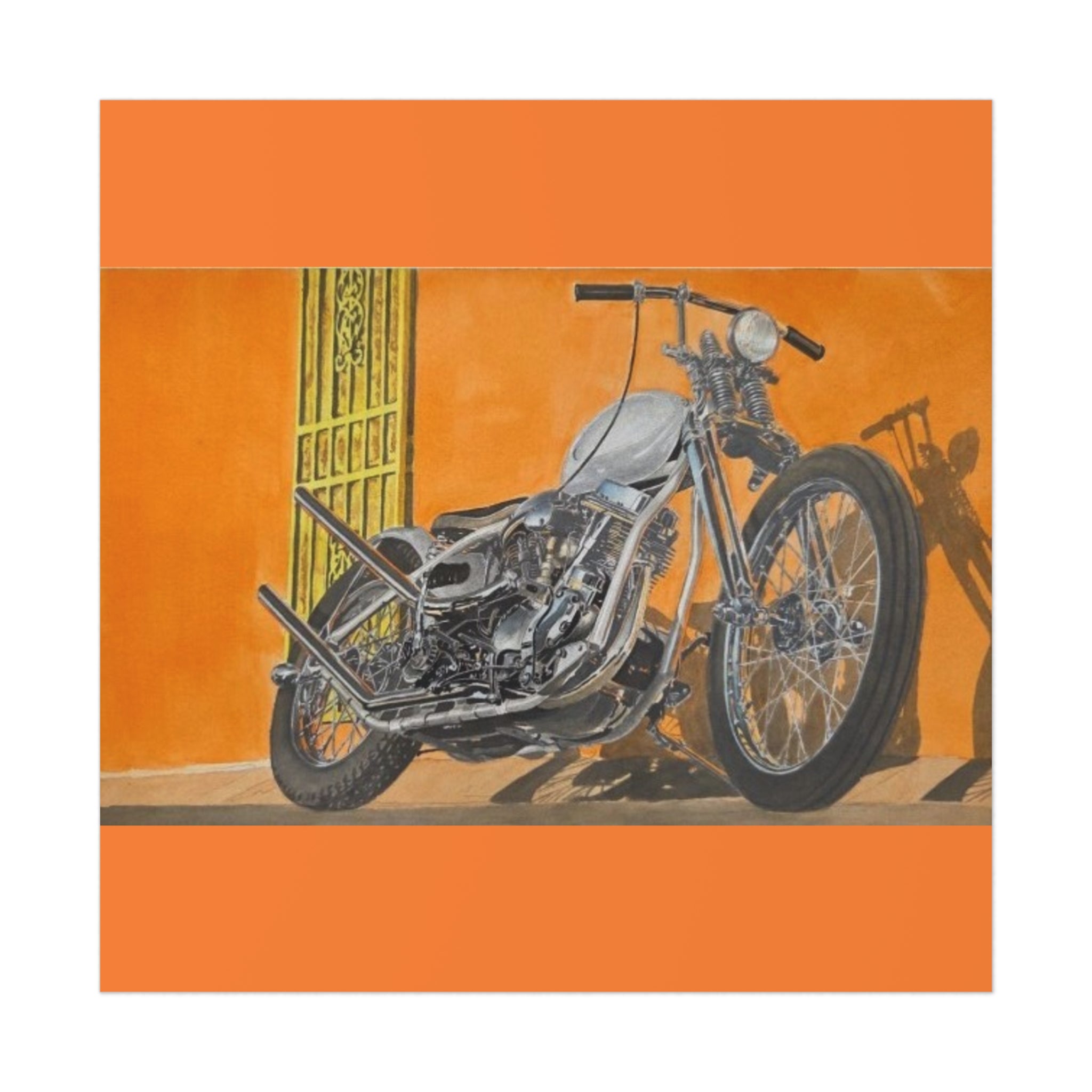 Steel Shadows  Art Print