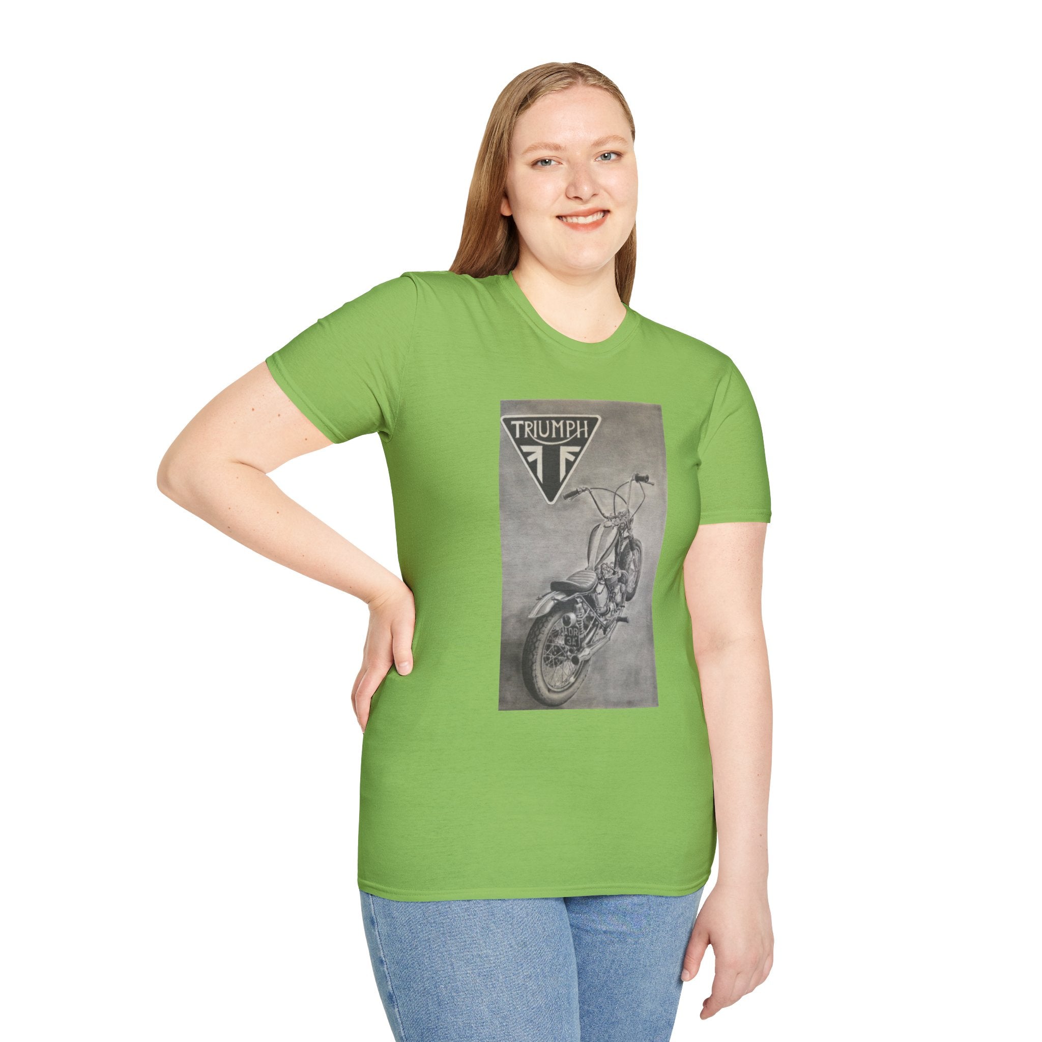 Retro Triumph Chopper Softstyle T-Shirt
