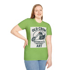 Old Crow Long Fork Chopper Sticker T-Shirt