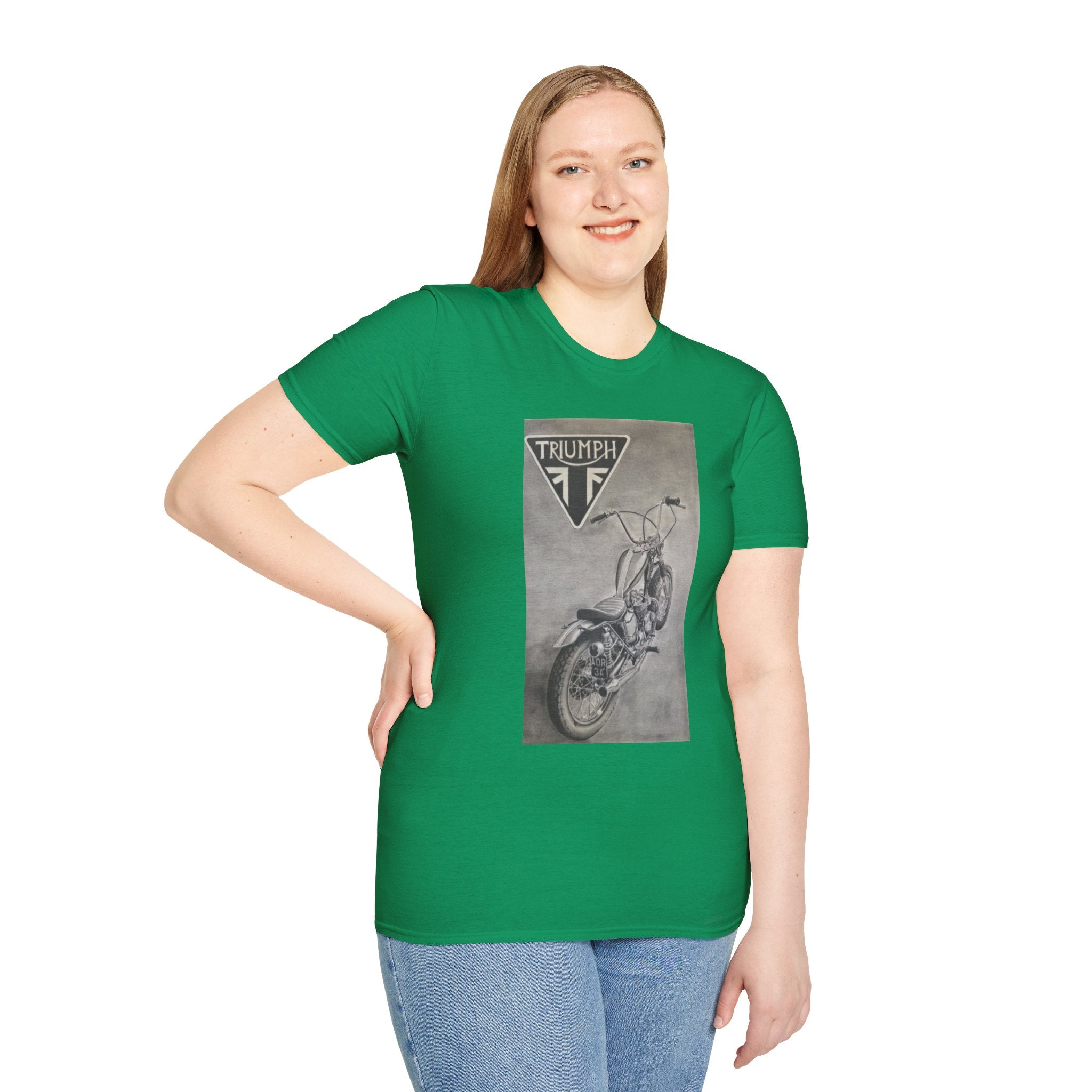 Retro Triumph Chopper Softstyle T-Shirt