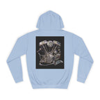 Old Crow Motorcycle & Hotrod College Hoodie