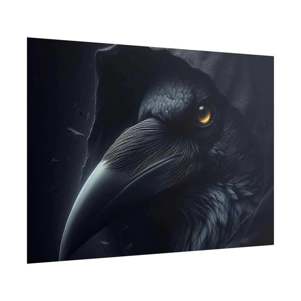 Dark Raven Hooded Rolled Poster