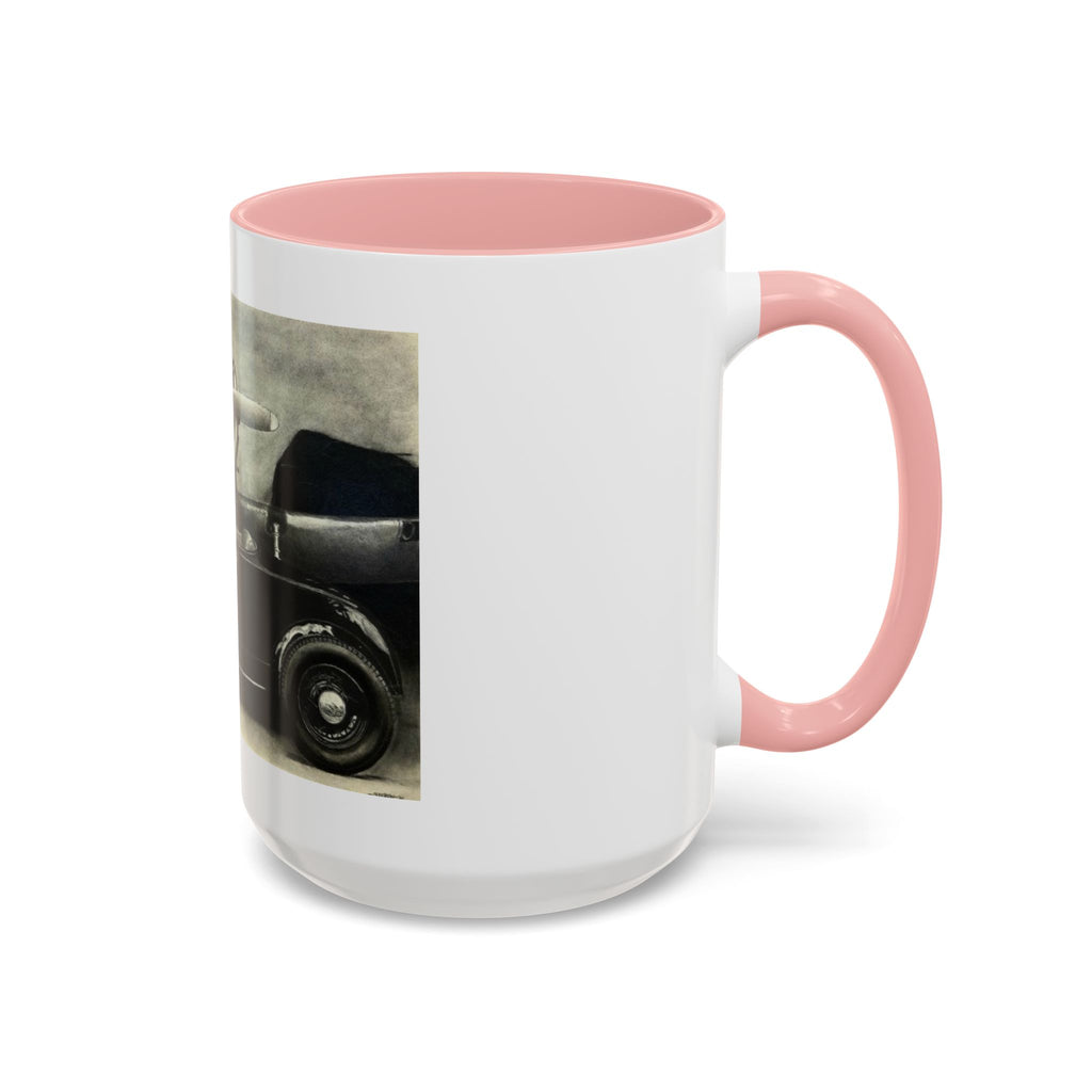Vintage Airplane Accent Coffee Mug