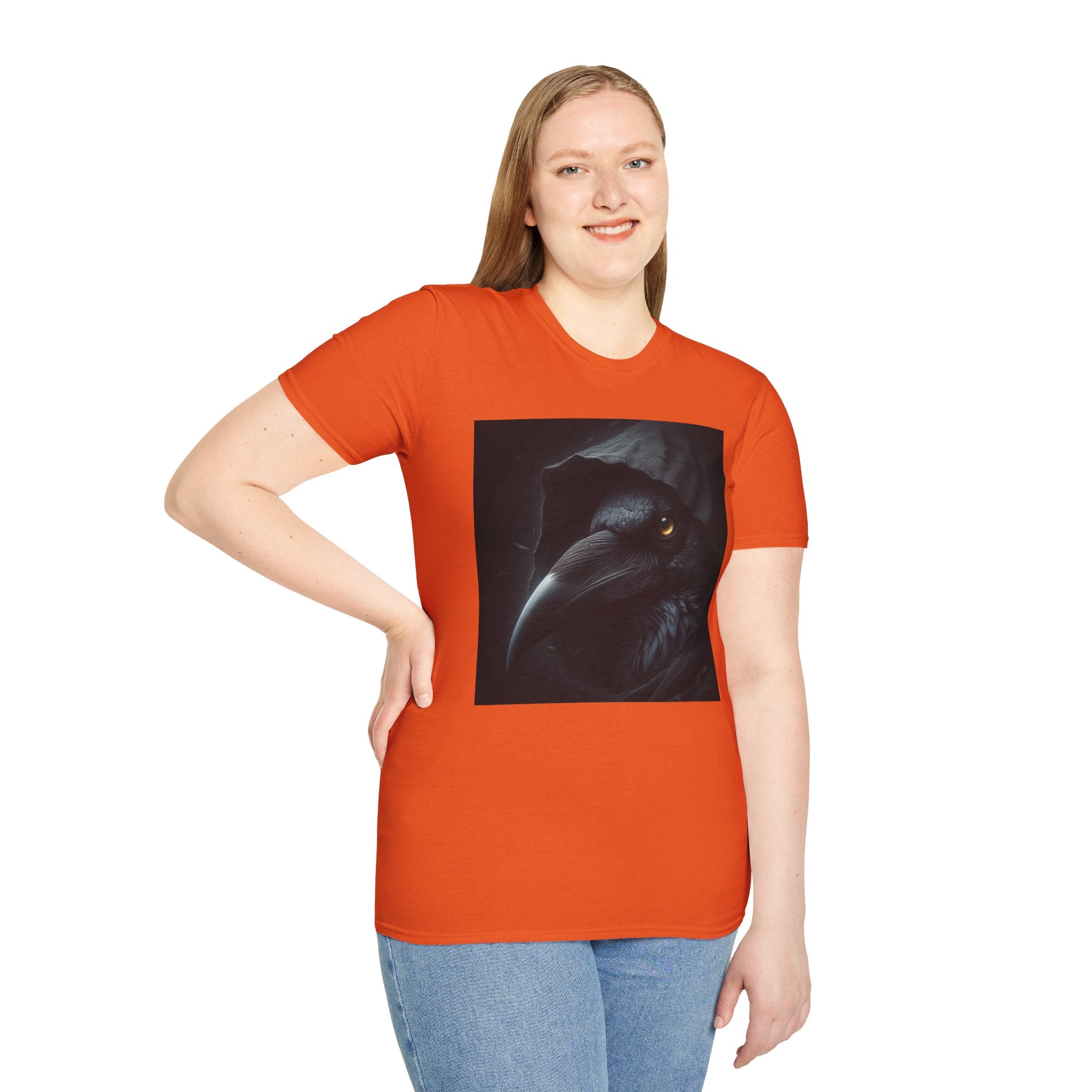 Mystical Crow in Hood T-Shirt