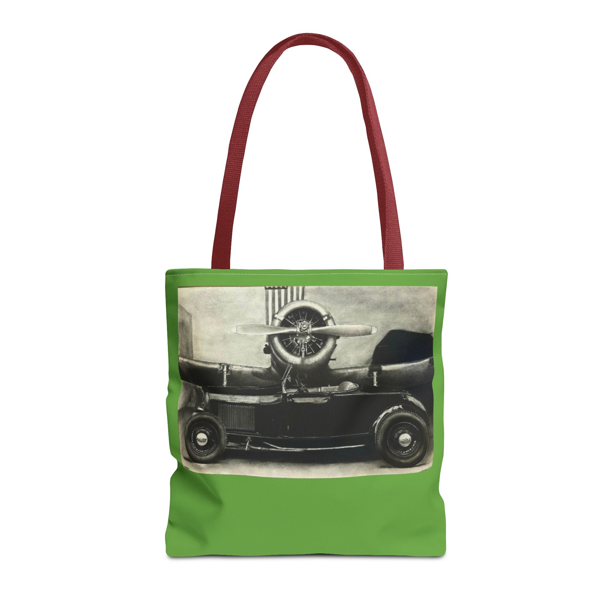 Wings Over Wheels Tote Bag
