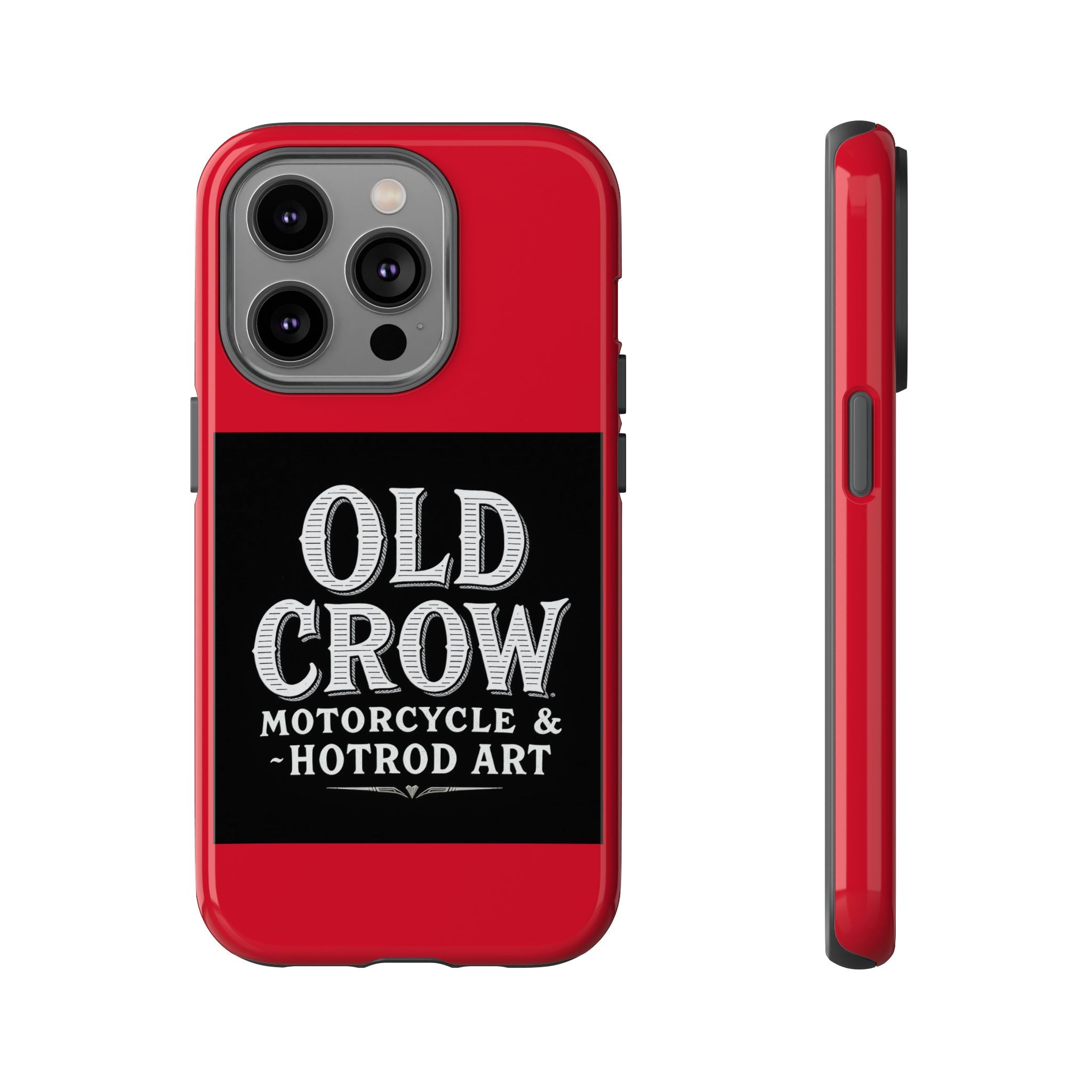 Classic Old Crow Garage Typography Cases