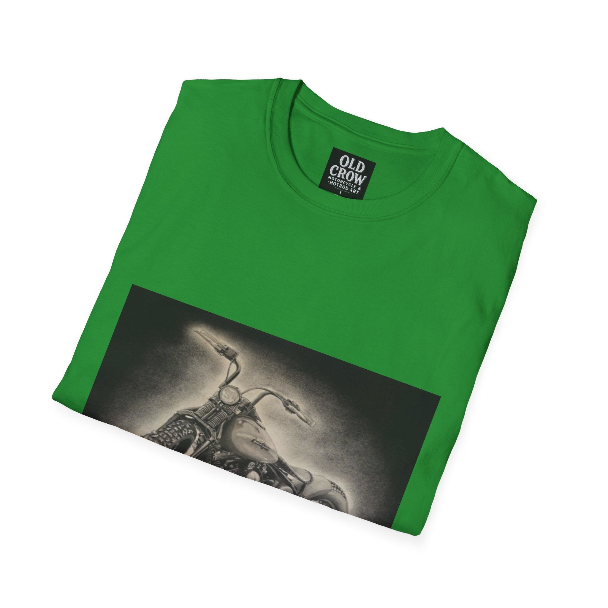 Custom Bobber Bike Canvas T-Shirt