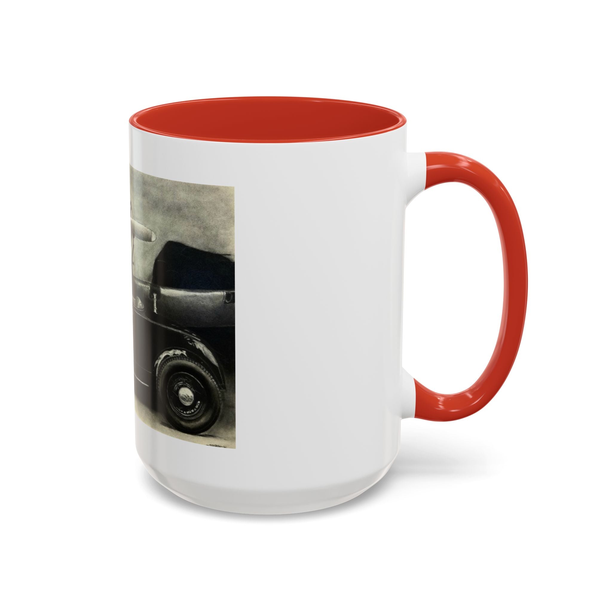 Vintage Airplane Accent Coffee Mug