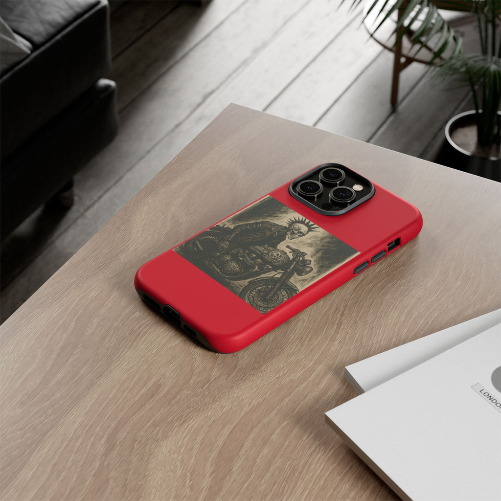 Gothic Punk Biker Skeleton Cases