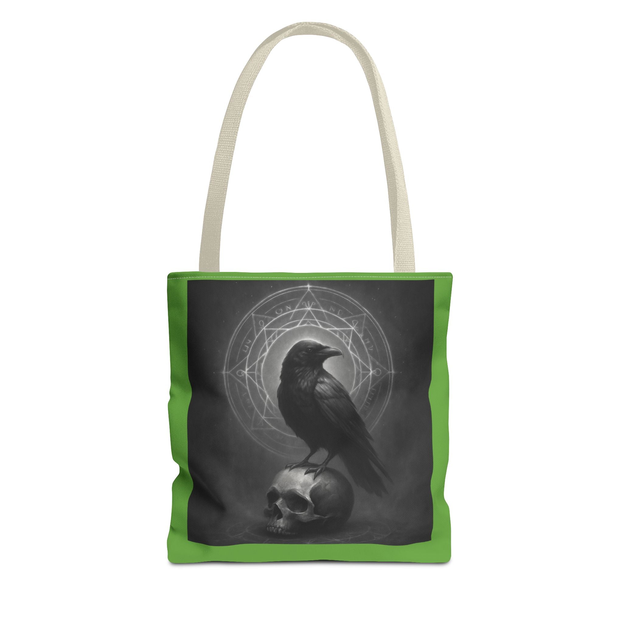 Black Raven & Skull Magic  Tote Bag