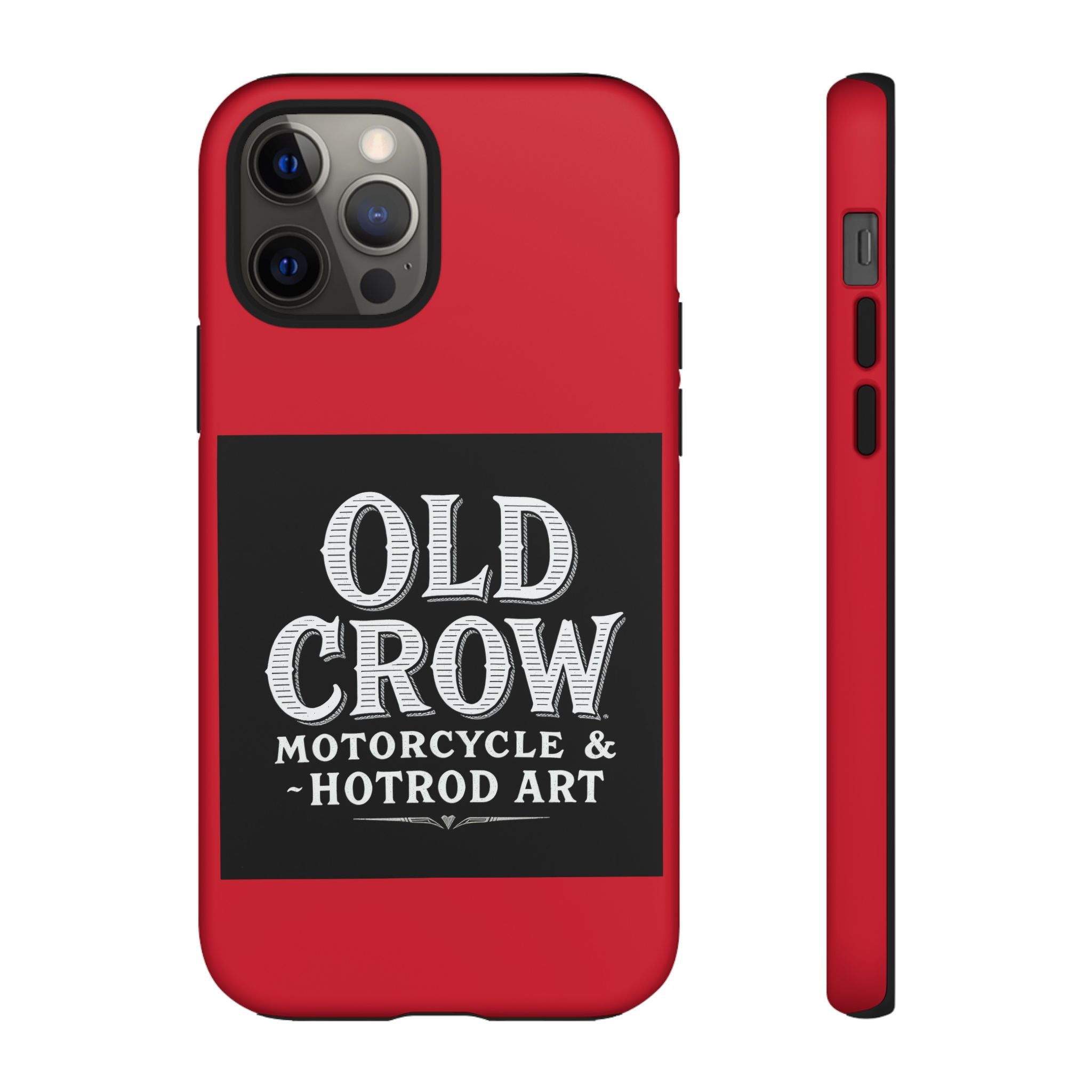 Classic Old Crow Garage Typography Cases