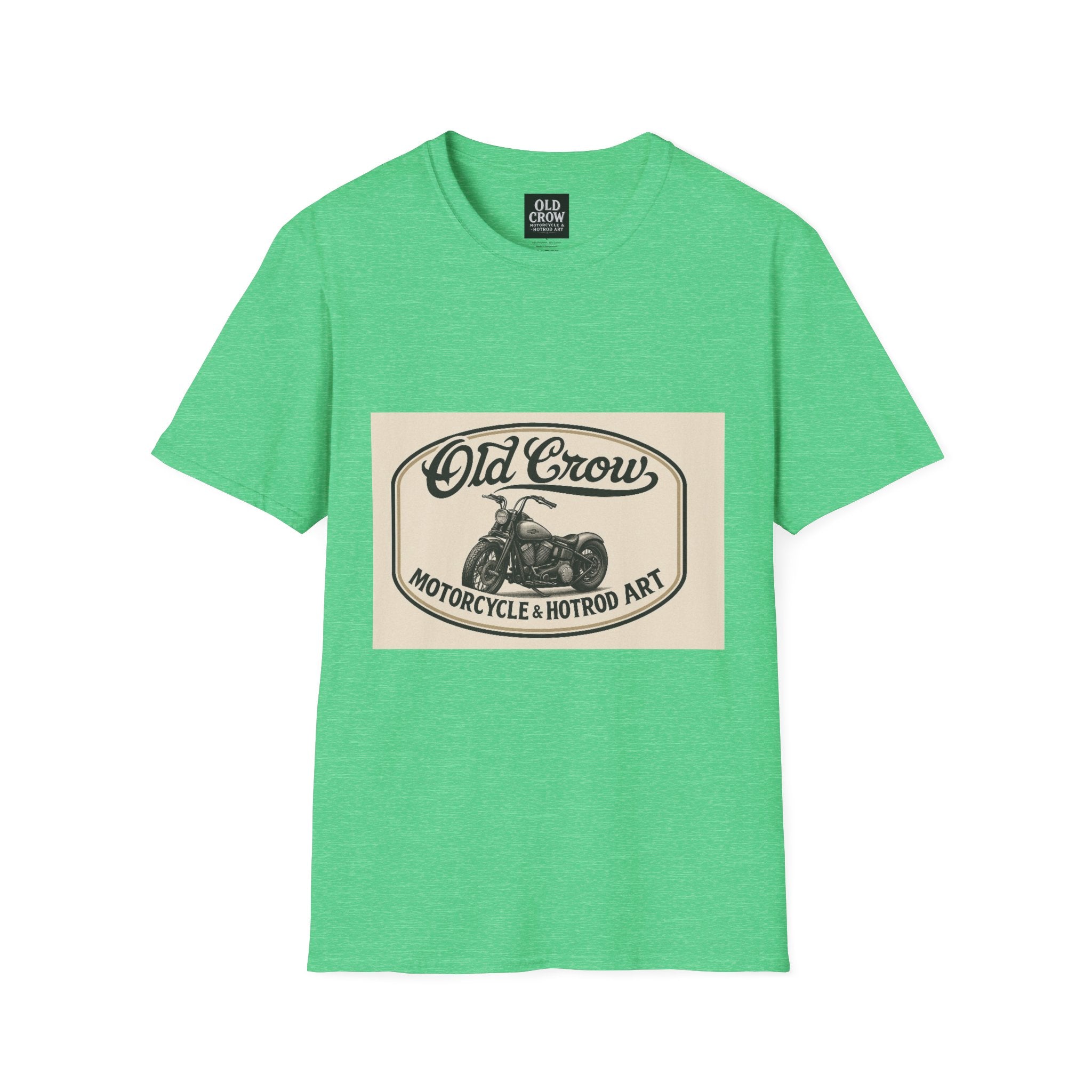 Retro Biker Life Old Crow Shop Sign T-Shirt